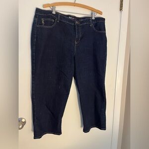 Style & Co. Blue Ankle Cropped Jeans 18